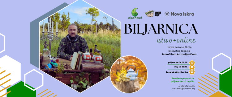 Otkrijte snagu bilja sa Momčilom Antonijevićem u novoj Biljarnici – uživo ili online